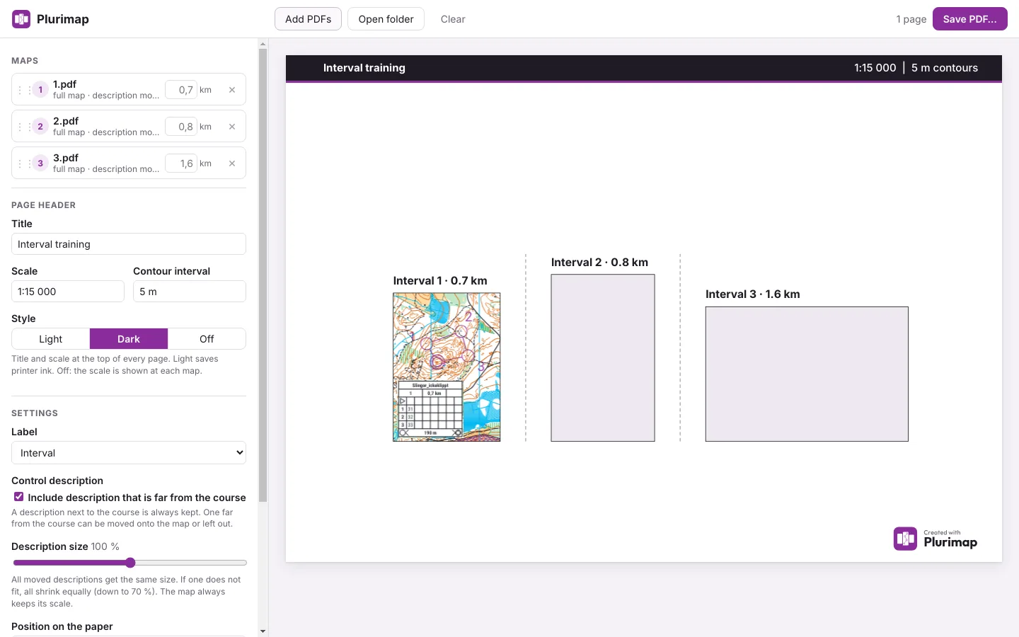 Plurimap with loops